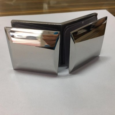 Stainless steel 304 or 316 glass to glass hinge series with round edge