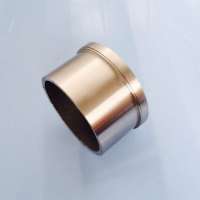 Stainless steel round railing pipe flat end cap for 38mm,42mm,51mm