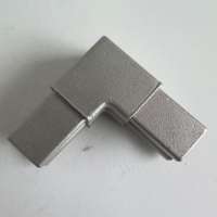 Stainless steel square 90 degree corner tube connector for 40*40mm