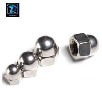 Stainless Steel 316 Hex Domed Cap Nuts DIN1587