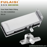 FULAISI ZhaoQing SS304 wall mounted glass clamp for glass door fixing