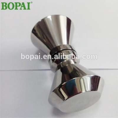 Elegant shape Tempered sliding shower glass door handle knob