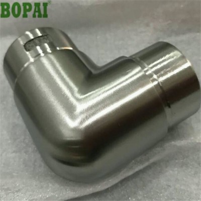 Handrail fitting SUS 304/306 Stainless steel round pipe connector for sale