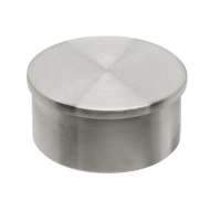 Round stainless steel pipe end cap handrail fittings  for sale