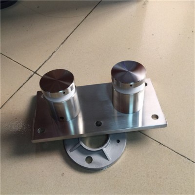 Self threading bolts connector standoff for glass panel fixing